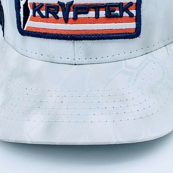 Kryptek Spartan American Flag White Mesh USA Patriotic Cap Hat New With Tags NWT - Picture 5 of 11